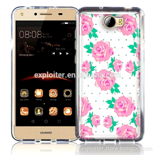 Wholesale full protective epoxy back cover for huawei y5ii phone cover